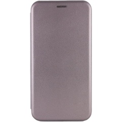 Кожаный чехол (книжка) Classy для Samsung Galaxy A55 Серый
