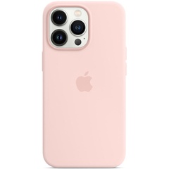 Чехол Silicone Case Full Protective (AA) для Apple iPhone 15 Pro Max (6.7") Розовый / Chalk Pink