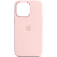 Чехол Silicone Case Full Protective (AA) для Apple iPhone 13 (6.1") Розовый / Chalk Pink