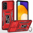 Удароміцний чохол Camshield Army Ring для Samsung Galaxy M23 5G / M13 4G, Червоний / Red