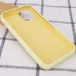 Чехол Silicone Case Full Protective (AA) для Apple iPhone 14 (6.1") Желтый / Mellow Yellow