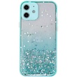 TPU чехол Spangle star с защитой камеры для Apple iPhone 11 (6.1") Бирюзовый