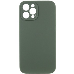 Чохол Silicone Case Full Camera Protective (AA) NO LOGO для Apple iPhone 12 Pro Max (6.7"), Зелений / Cyprus Green