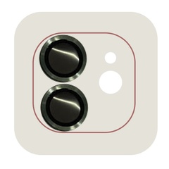 Захисне скло Metal Classic на камеру (в упак.) для Apple iPhone 12 / 12 mini / 11, Салатовый / Green