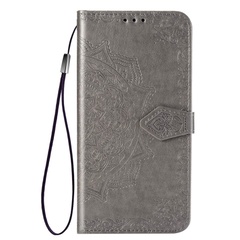 Кожаный чехол (книжка) Art Case с визитницей для Xiaomi Redmi Note 4X / Note 4 (Snapdragon) Серый