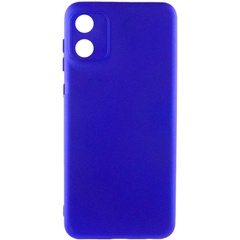 Чехол Silicone Cover Lakshmi Full Camera (A) для Motorola Moto E13 Синий / Iris