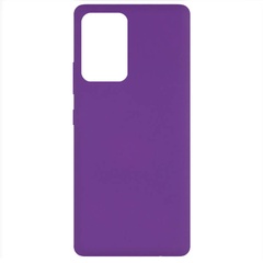 Чехол Silicone Cover Full without Logo (A) для Samsung Galaxy A72 4G / A72 5G Фиолетовый / Purple