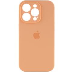 Чехол Silicone Case Full Camera Protective (AA) для Apple iPhone 14 Pro Max (6.7") Оранжевый / Cantaloupe