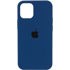 Чехол Silicone Case Full Protective (AA) для Apple iPhone 14 Pro (6.1") Синий / Navy Blue