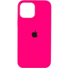 Чехол Silicone Case Full Protective (AA) для Apple iPhone 16 Pro Max (6.9") Розовый / Barbie pink