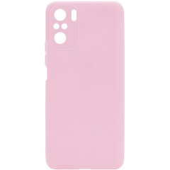 Силиконовый чехол Candy Full Camera для Xiaomi Redmi Note 10 / Note 10s Розовый / Pink Sand