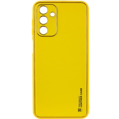 Кожаный чехол Xshield для Samsung Galaxy A14 4G/5G Желтый / Yellow