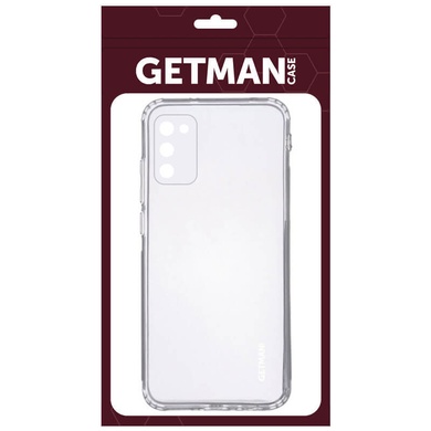 TPU чехол GETMAN Clear 1,0 mm для Samsung Galaxy A02s Бесцветный (прозрачный)