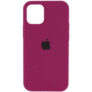 Чохол Silicone Case Full Protective (AA) для Apple iPhone 13 (6.1 "), Бордовий / Maroon