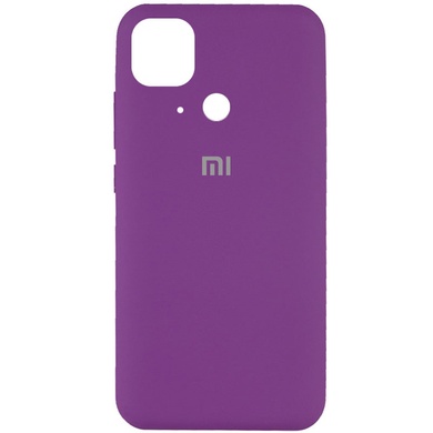 Чехол Silicone Cover Full Protective (AA) для Xiaomi Redmi 10C Фиолетовый / Grape