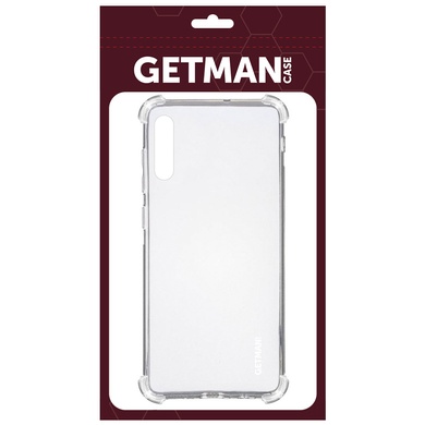 TPU чохол GETMAN Ease logo посилені кути для Samsung Galaxy A50 (A505F) / A50s / A30s, Безбарвний (прозорий)
