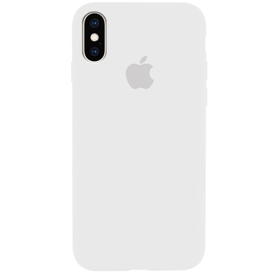 Чохол Silicone Case Full Protective (AA) для Apple iPhone XS Max (6.5 "), Білий / White