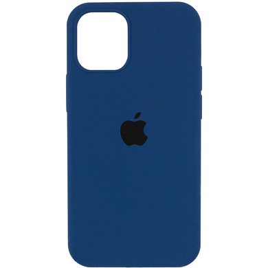 Чехол Silicone Case Full Protective (AA) для Apple iPhone 14 Pro (6.1") Синий / Navy Blue