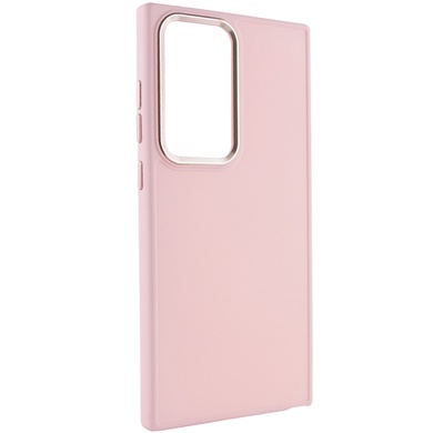 TPU чехол Bonbon Metal Style для Samsung Galaxy S24 Ultra Розовый / Light pink