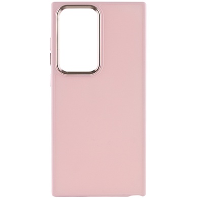 TPU чехол Bonbon Metal Style для Samsung Galaxy S24 Ultra Розовый / Light pink