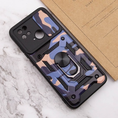 Ударопрочный чехол Camshield Serge Ring Camo для Xiaomi Redmi 10C Фиолетовый / Army Purple