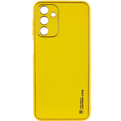 Кожаный чехол Xshield для Samsung Galaxy A14 4G/5G Желтый / Yellow