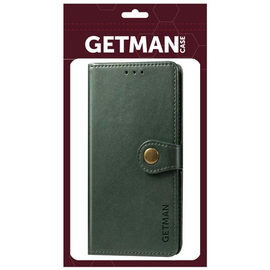Шкіряний чохол книжка GETMAN Gallant (PU) для Samsung Galaxy S23 FE, Зелений