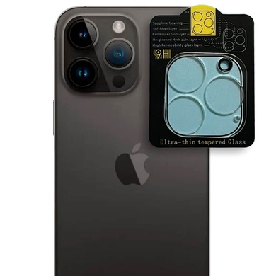 Защитное стекло на камеру Full Block (тех.пак) для Apple iPhone 14 Pro (6.1") / 14 Pro Max (6.7") Прозрачный