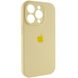 Чехол Silicone Case Full Camera Protective (AA) для Apple iPhone 15 Pro Max (6.7") Желтый / Mellow Yellow