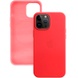 Кожаный чехол Leather Case (AA) with MagSafe для Apple iPhone 14 Pro Max (6.7") Crimson