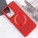 TPU чохол Bonbon Metal Style with MagSafe для Samsung Galaxy S24 Ultra, Червоний / Red