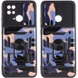 Ударопрочный чехол Camshield Serge Ring Camo для Xiaomi Redmi 10C Фиолетовый / Army Purple