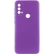 Чохол Silicone Cover Lakshmi Full Camera (A) для Motorola Moto E40, Фіолетовий / Purple