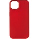 TPU чехол Bonbon Metal Style для Apple iPhone 14 (6.1") Красный / Red