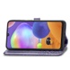 Кожаный чехол (книжка) Art Case с визитницей для Samsung Galaxy A02 Фиолетовый