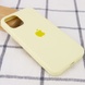 Чехол Silicone Case Full Protective (AA) для Apple iPhone 14 (6.1") Желтый / Mellow Yellow