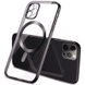 TPU чохол Glossy Plating with Magnetic Safe для Apple iPhone 12 Pro Max (6.7"), Чорний