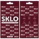 Захисне скло SKLO 3D (full glue) для Xiaomi Redmi Note 10 Pro, Чорний
