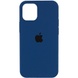 Чехол Silicone Case Full Protective (AA) для Apple iPhone 14 Plus (6.7") Синий / Navy Blue