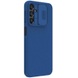 Карбоновая накладка Nillkin Camshield (шторка на камеру) для Samsung Galaxy A24 4G Синий / Blue