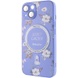 TPU+PC чохол Secret Garden with MagSafe для Apple iPhone 14 (6.1"), Lilac