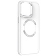 TPU чехол Bonbon Metal Style with MagSafe для Xiaomi 13 Белый / White