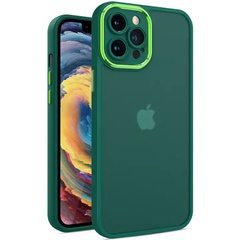 TPU+PC чехол Accent для Apple iPhone 14 Pro Max (6.7") Green