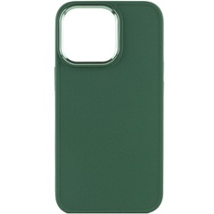 TPU чехол Bonbon Metal Style для Apple iPhone 13 Pro (6.1") Зеленый / Army green