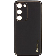 Кожаный чехол Xshield для Samsung Galaxy S23 Черный / Black