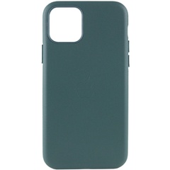 Шкіряний чохол Leather Case (AA Plus) для Apple iPhone 11 (6.1"), Pine green