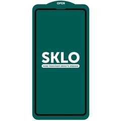 Защитное стекло SKLO 5D (full glue) (тех.пак) для Apple iPhone 14 Pro (6.1") Черный