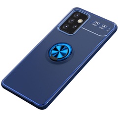 TPU чехол Deen ColorRing под магнитный держатель (opp) для Samsung Galaxy A13 4G Синий / Синий