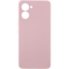 Чехол Silicone Cover Lakshmi Full Camera (AAA) для Realme C33 Розовый / Pink Sand