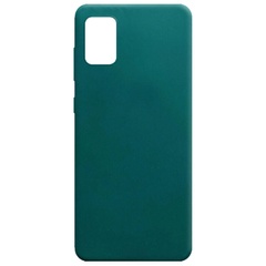 Силиконовый чехол Candy для Samsung Galaxy A31 Зеленый / Forest green
